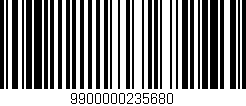 Código de barras (EAN, GTIN, SKU, ISBN): '9900000235680'