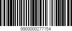 Código de barras (EAN, GTIN, SKU, ISBN): '9900000277154'