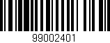 Código de barras (EAN, GTIN, SKU, ISBN): '99002401'