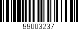 Código de barras (EAN, GTIN, SKU, ISBN): '99003237'