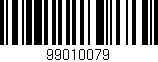 Código de barras (EAN, GTIN, SKU, ISBN): '99010079'