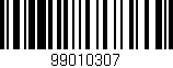 Código de barras (EAN, GTIN, SKU, ISBN): '99010307'
