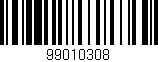 Código de barras (EAN, GTIN, SKU, ISBN): '99010308'