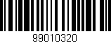 Código de barras (EAN, GTIN, SKU, ISBN): '99010320'