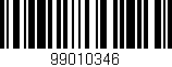 Código de barras (EAN, GTIN, SKU, ISBN): '99010346'