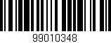Código de barras (EAN, GTIN, SKU, ISBN): '99010348'