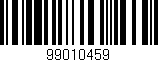 Código de barras (EAN, GTIN, SKU, ISBN): '99010459'