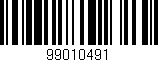 Código de barras (EAN, GTIN, SKU, ISBN): '99010491'