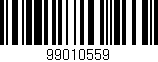 Código de barras (EAN, GTIN, SKU, ISBN): '99010559'