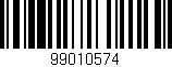 Código de barras (EAN, GTIN, SKU, ISBN): '99010574'