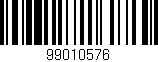 Código de barras (EAN, GTIN, SKU, ISBN): '99010576'