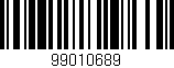 Código de barras (EAN, GTIN, SKU, ISBN): '99010689'