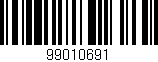 Código de barras (EAN, GTIN, SKU, ISBN): '99010691'