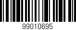 Código de barras (EAN, GTIN, SKU, ISBN): '99010695'