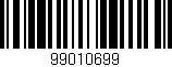 Código de barras (EAN, GTIN, SKU, ISBN): '99010699'