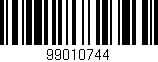 Código de barras (EAN, GTIN, SKU, ISBN): '99010744'