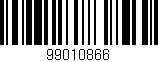 Código de barras (EAN, GTIN, SKU, ISBN): '99010866'