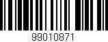 Código de barras (EAN, GTIN, SKU, ISBN): '99010871'