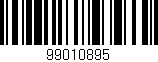 Código de barras (EAN, GTIN, SKU, ISBN): '99010895'