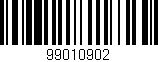 Código de barras (EAN, GTIN, SKU, ISBN): '99010902'