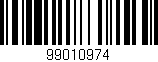 Código de barras (EAN, GTIN, SKU, ISBN): '99010974'