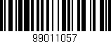 Código de barras (EAN, GTIN, SKU, ISBN): '99011057'