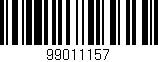 Código de barras (EAN, GTIN, SKU, ISBN): '99011157'