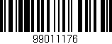 Código de barras (EAN, GTIN, SKU, ISBN): '99011176'