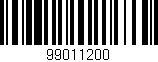 Código de barras (EAN, GTIN, SKU, ISBN): '99011200'