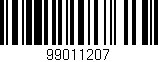 Código de barras (EAN, GTIN, SKU, ISBN): '99011207'