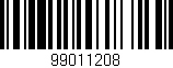 Código de barras (EAN, GTIN, SKU, ISBN): '99011208'