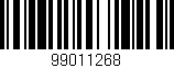 Código de barras (EAN, GTIN, SKU, ISBN): '99011268'
