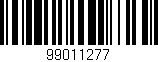 Código de barras (EAN, GTIN, SKU, ISBN): '99011277'