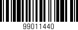 Código de barras (EAN, GTIN, SKU, ISBN): '99011440'