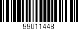 Código de barras (EAN, GTIN, SKU, ISBN): '99011448'