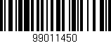 Código de barras (EAN, GTIN, SKU, ISBN): '99011450'