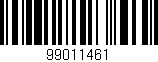 Código de barras (EAN, GTIN, SKU, ISBN): '99011461'