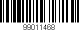 Código de barras (EAN, GTIN, SKU, ISBN): '99011468'