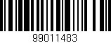 Código de barras (EAN, GTIN, SKU, ISBN): '99011483'