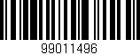 Código de barras (EAN, GTIN, SKU, ISBN): '99011496'