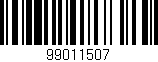 Código de barras (EAN, GTIN, SKU, ISBN): '99011507'