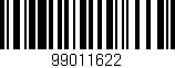Código de barras (EAN, GTIN, SKU, ISBN): '99011622'