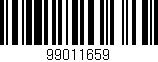 Código de barras (EAN, GTIN, SKU, ISBN): '99011659'