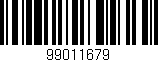 Código de barras (EAN, GTIN, SKU, ISBN): '99011679'