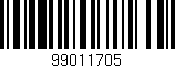 Código de barras (EAN, GTIN, SKU, ISBN): '99011705'