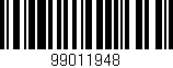 Código de barras (EAN, GTIN, SKU, ISBN): '99011948'