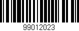 Código de barras (EAN, GTIN, SKU, ISBN): '99012023'