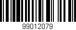 Código de barras (EAN, GTIN, SKU, ISBN): '99012079'