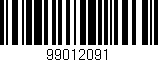 Código de barras (EAN, GTIN, SKU, ISBN): '99012091'