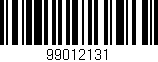 Código de barras (EAN, GTIN, SKU, ISBN): '99012131'